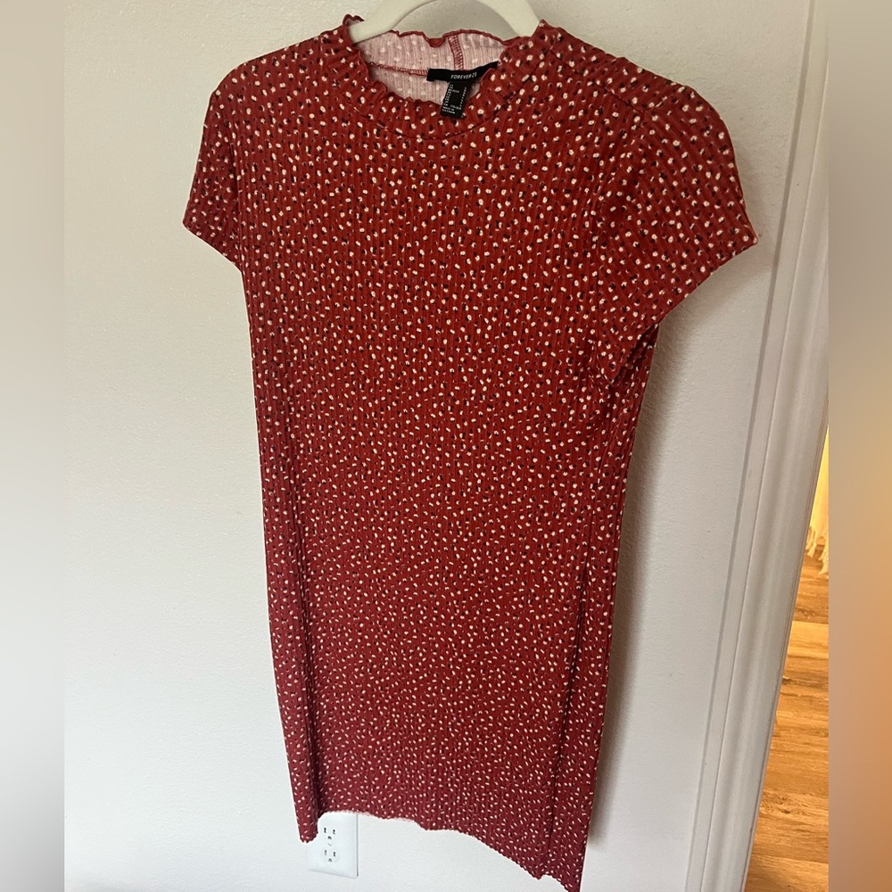 Forever 21 Dress Orange Print